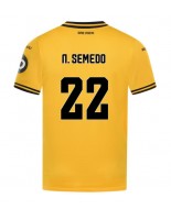 Moške Nogometnih dresov Wolves Nelson Semedo #22 Domači 2024-25 Kratki rokavi